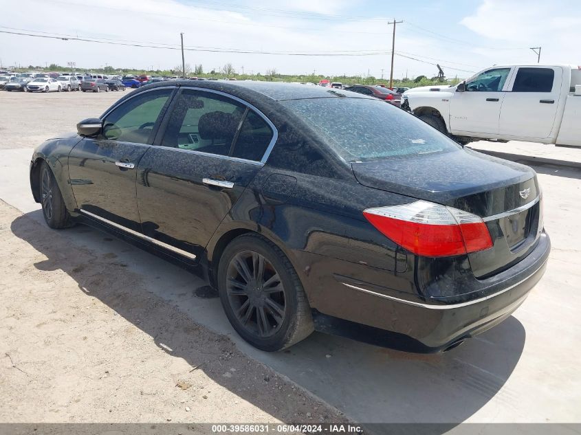 2011 Hyundai Genesis 4.6 VIN: KMHGC4DF4BU115042 Lot: 39586031