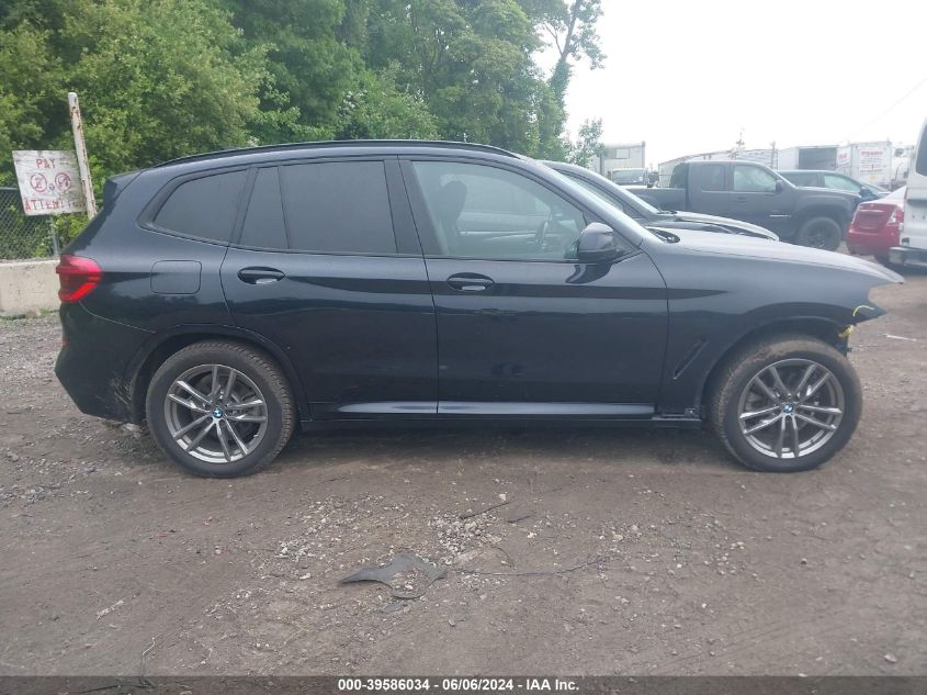 2019 BMW X3 xDrive30I VIN: 5UXTR9C50KLP87689 Lot: 39586034