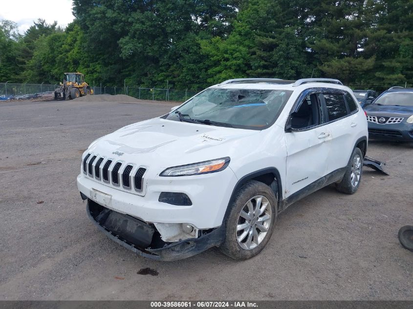 2017 Jeep Cherokee Limited 4X4 VIN: 1C4PJMDS6HW563089 Lot: 39586061