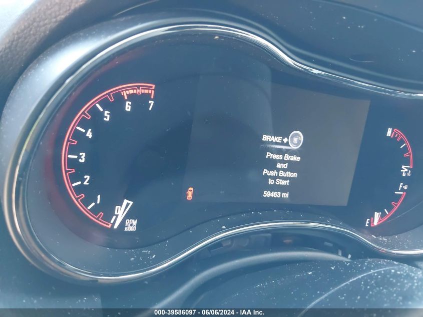 2019 Dodge Durango R/T Rwd VIN: 1C4SDHCT8KC806297 Lot: 39586097