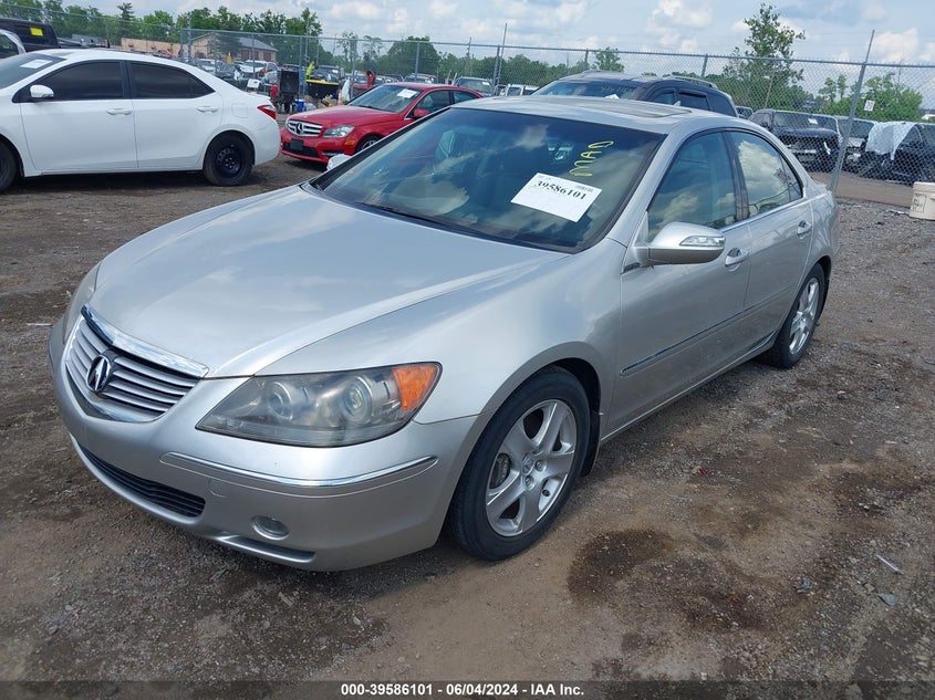 2005 Acura Rl 3.5 VIN: JH4KB16555C014993 Lot: 39586101