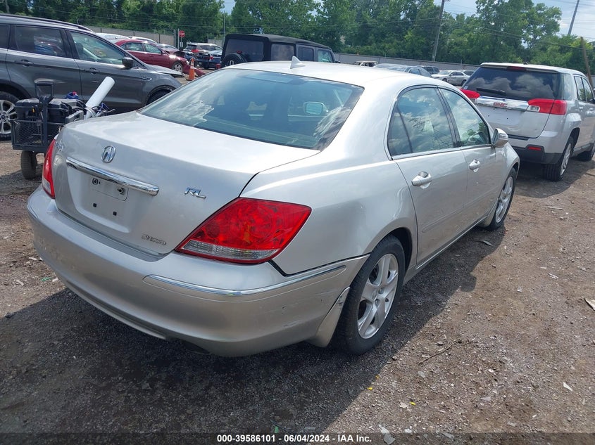 2005 Acura Rl 3.5 VIN: JH4KB16555C014993 Lot: 39586101