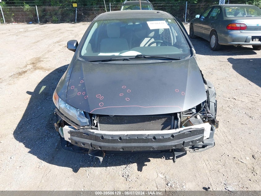 2012 Honda Civic Ex VIN: 2HGFB2F80CH607871 Lot: 39586128