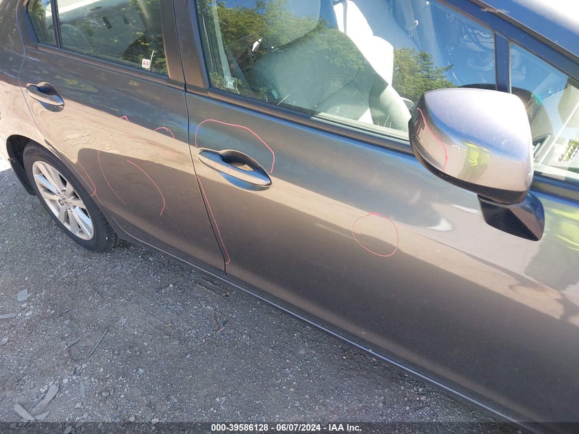 2012 Honda Civic Ex VIN: 2HGFB2F80CH607871 Lot: 39586128