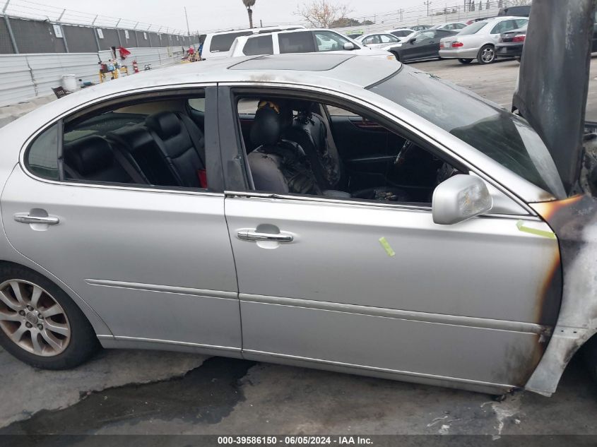 2003 Lexus Es 300 VIN: JTHBF30G330130993 Lot: 39586150