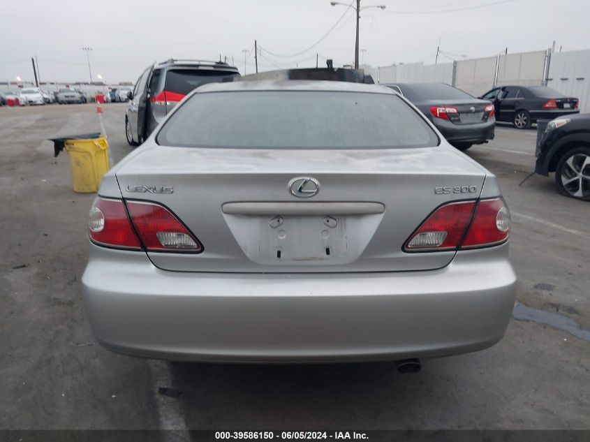2003 Lexus Es 300 VIN: JTHBF30G330130993 Lot: 39586150