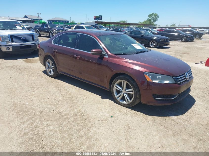 2014 Volkswagen Passat Se VIN: 1VWBN7A36EC044650 Lot: 39586183