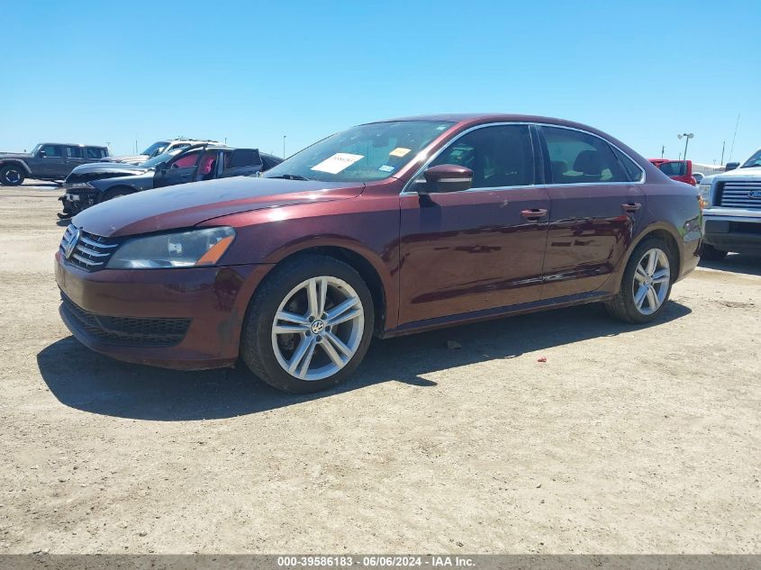 2014 Volkswagen Passat Se VIN: 1VWBN7A36EC044650 Lot: 39586183