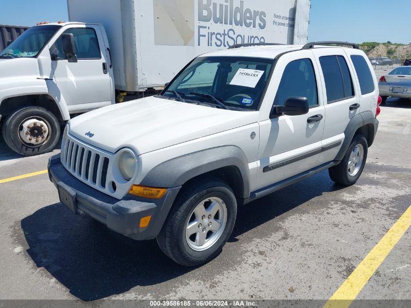 2007 Jeep Liberty Sport VIN: 1J4GL48K77W504842 Lot: 39586185