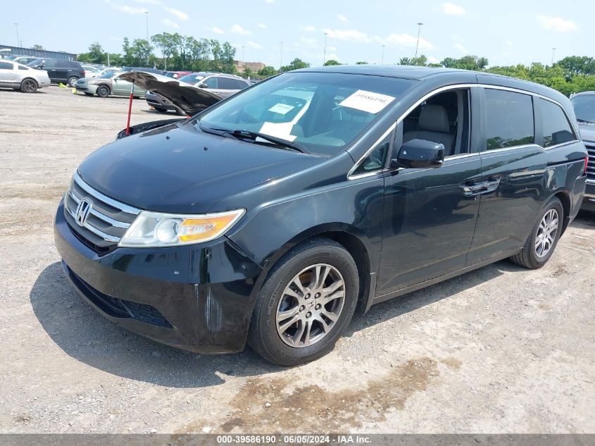 2011 Honda Odyssey Ex-L VIN: 5FNRL5H69BB101787 Lot: 39586190