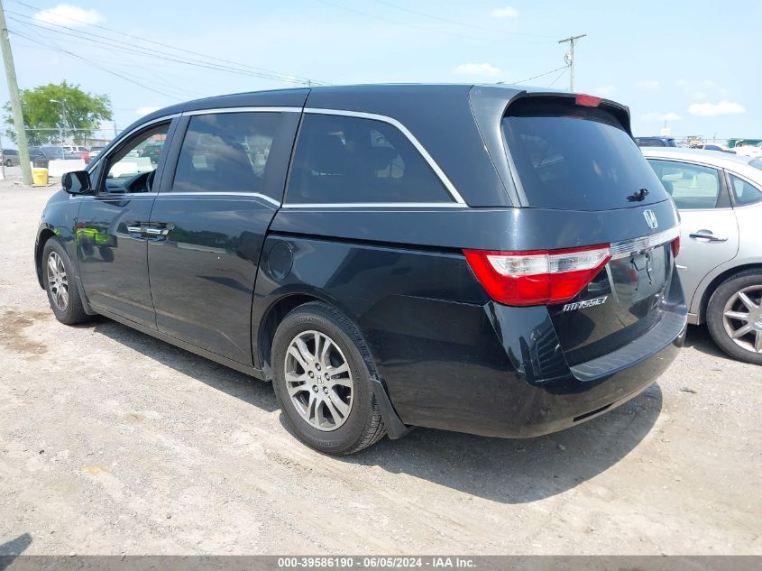 2011 Honda Odyssey Ex-L VIN: 5FNRL5H69BB101787 Lot: 39586190