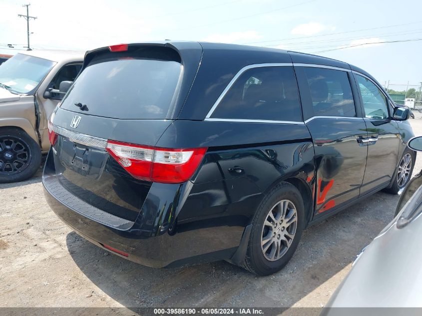 2011 Honda Odyssey Ex-L VIN: 5FNRL5H69BB101787 Lot: 39586190