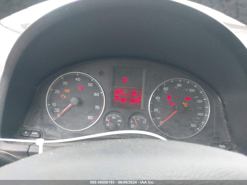 2009 Volkswagen Jetta Se/Sel VIN: 3VWRZ71K39M048721 Lot: 39586193