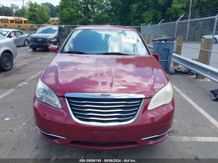 2012 Chrysler 200 Touring VIN: 1C3CCBBB1CN144800 Lot: 39586198