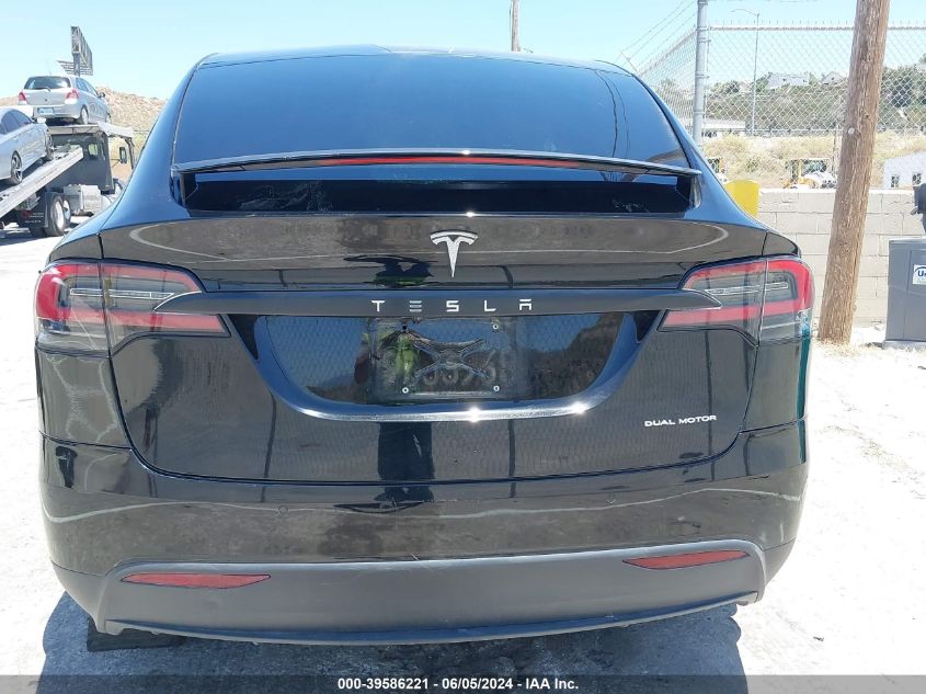 2020 Tesla Model X Long Range Dual Motor All-Wheel Drive/Long Range Plus Dual Motor All-Wheel Drive VIN: 5YJXCAE25LF303643 Lot: 39586221