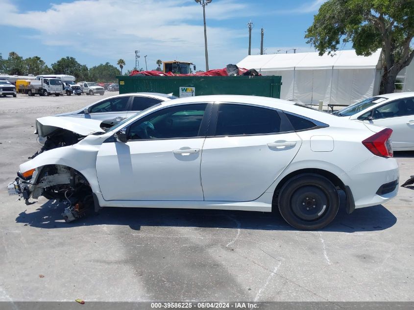 2018 Honda Civic Lx VIN: 2HGFC2F50JH597567 Lot: 39586225