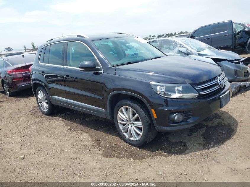 2012 Volkswagen Tiguan Se VIN: WVGBV7AX3CW552734 Lot: 39586232