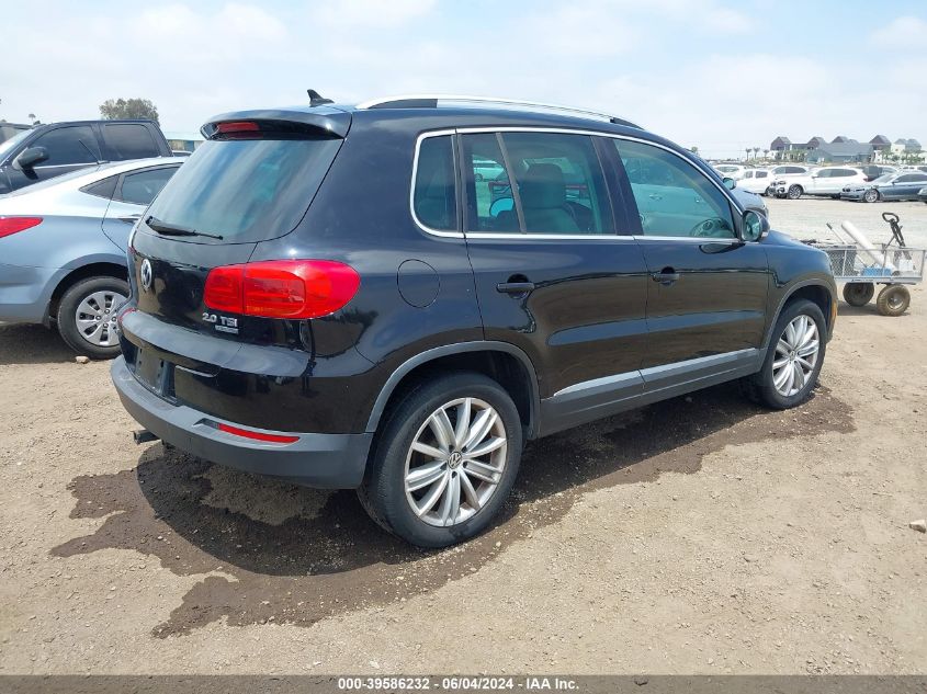 2012 Volkswagen Tiguan Se VIN: WVGBV7AX3CW552734 Lot: 39586232