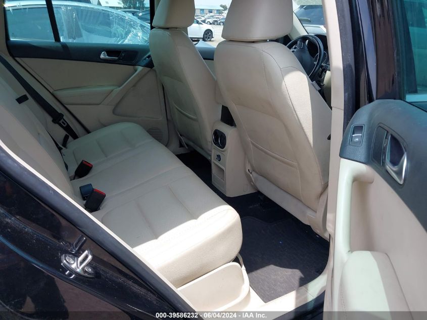 2012 Volkswagen Tiguan Se VIN: WVGBV7AX3CW552734 Lot: 39586232