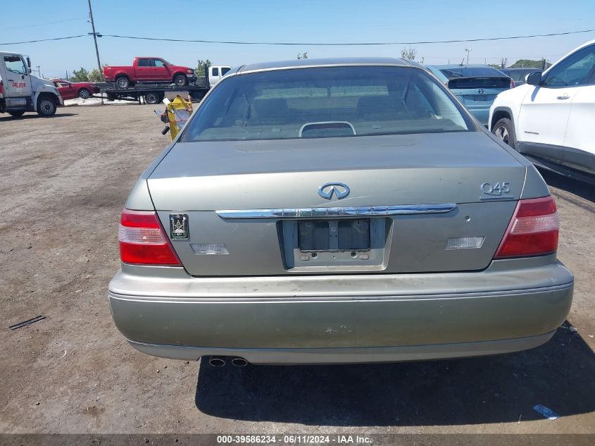 2000 Infiniti Q45 Anniversary Edition/Touring VIN: JNKBY31A3YM302718 Lot: 39586234