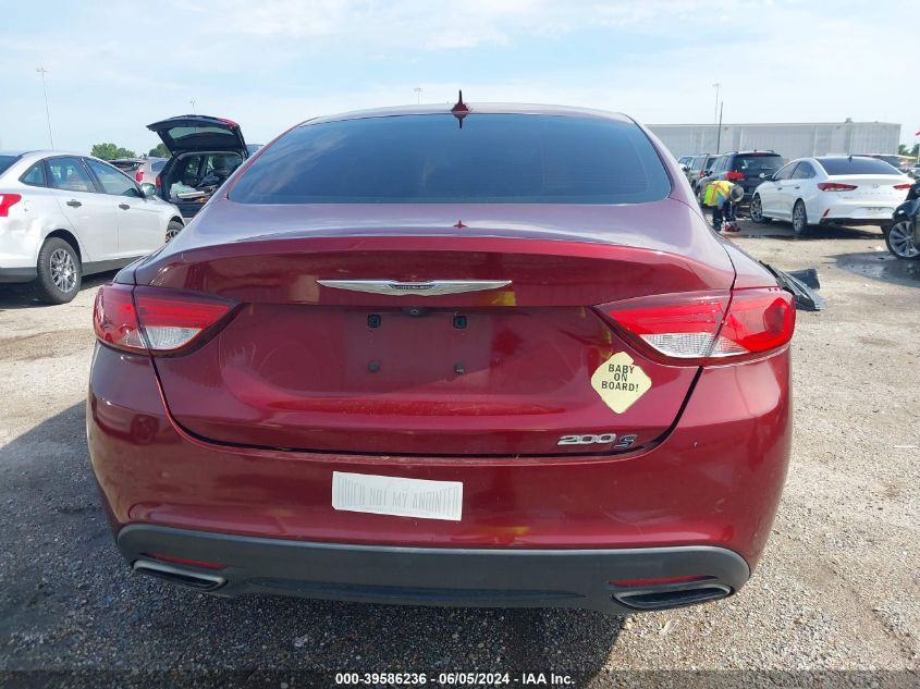 2015 CHRYSLER 200 S - 1C3CCCBB6FN634501