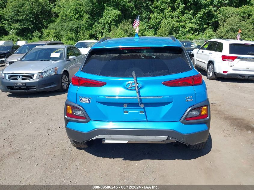 2021 Hyundai Kona Limited VIN: KM8K3CA57MU601220 Lot: 39586245