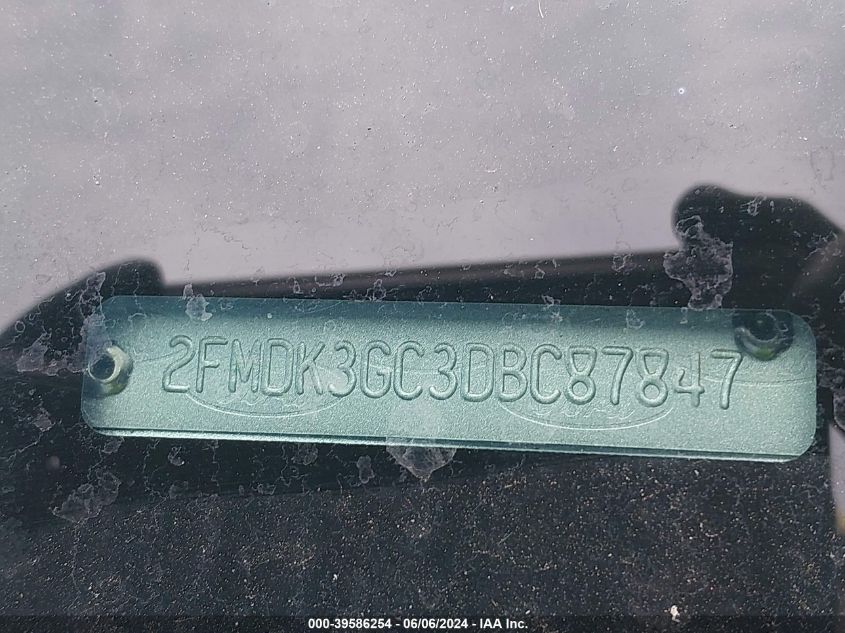 2013 FORD EDGE SE - 2FMDK3GC3DBC87847