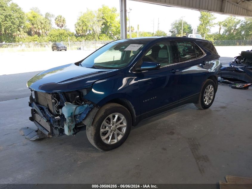 2020 Chevrolet Equinox Fwd Lt 1.5L Turbo VIN: 2GNAXKEV4L6187875 Lot: 39586285