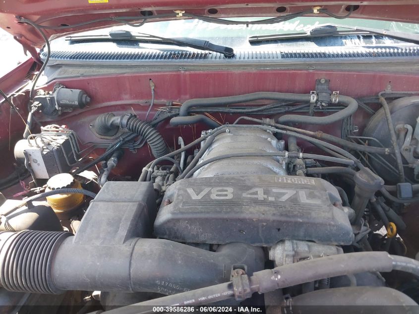 2002 Toyota Tundra Sr5 V8 VIN: 5TBRT34112S319256 Lot: 39586286