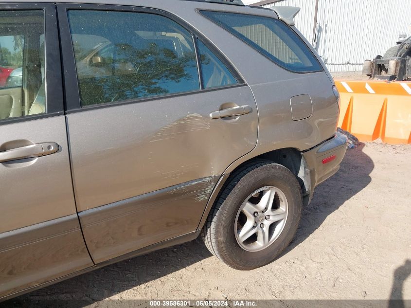 2002 Lexus Rx 300 300 VIN: JTJGF10UX20141969 Lot: 39586301