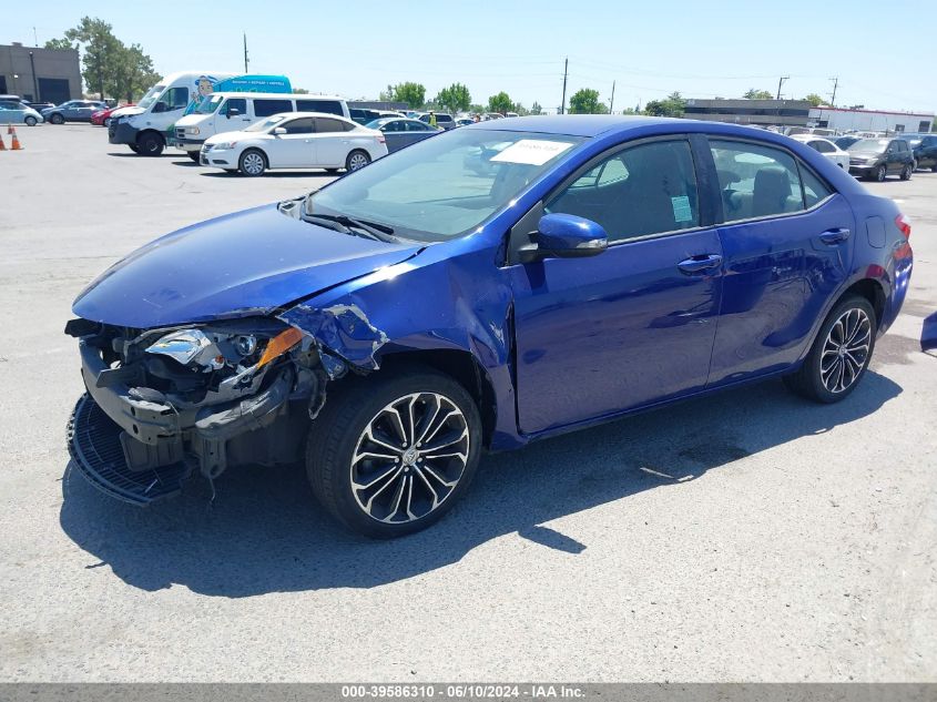 2016 Toyota Corolla S Plus VIN: 5YFBURHE1GP397235 Lot: 39586310