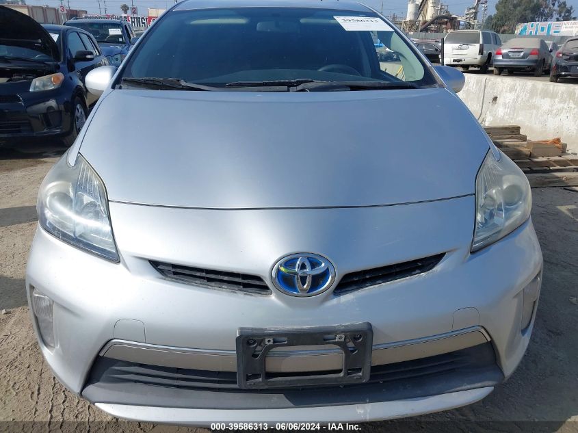 2015 Toyota Prius Plug-In Base (Cvt) VIN: JTDKN3DPXF3066078 Lot: 39586313