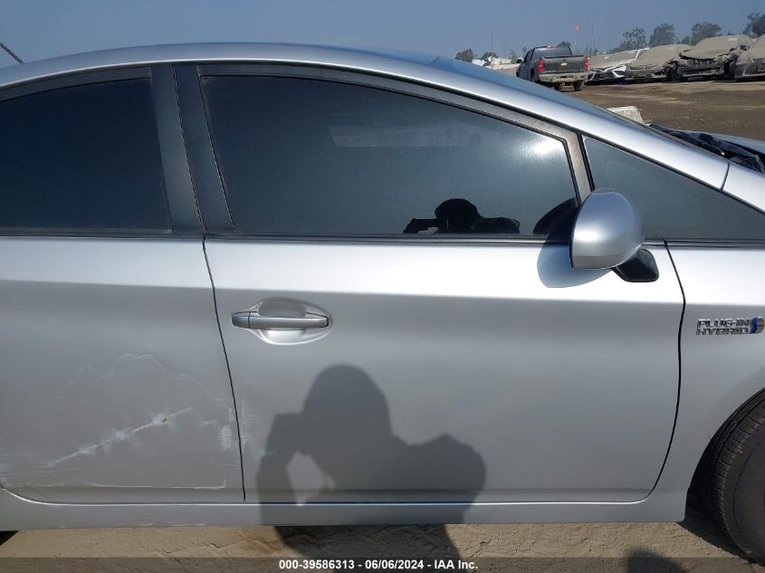 2015 Toyota Prius Plug-In Base (Cvt) VIN: JTDKN3DPXF3066078 Lot: 39586313