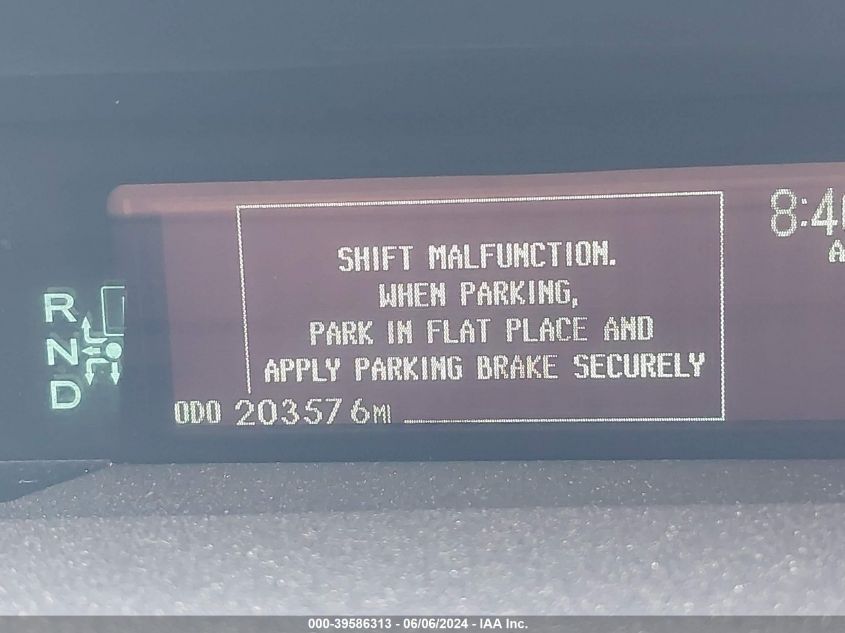 2015 Toyota Prius Plug-In Base (Cvt) VIN: JTDKN3DPXF3066078 Lot: 39586313