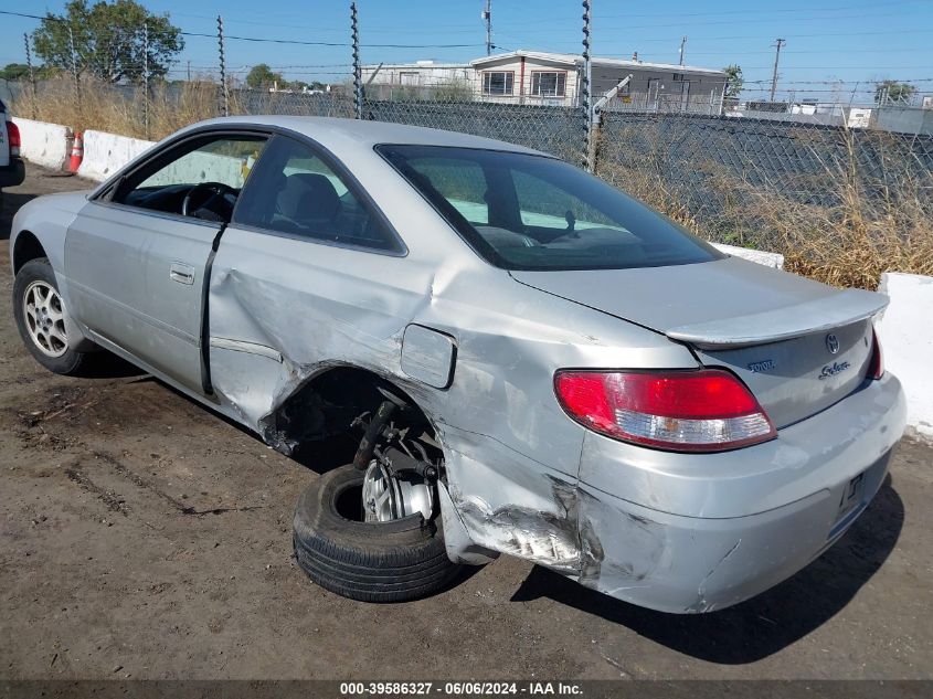 2000 Toyota Camry Solara Se VIN: 2T1CG28P3YC273960 Lot: 39586327