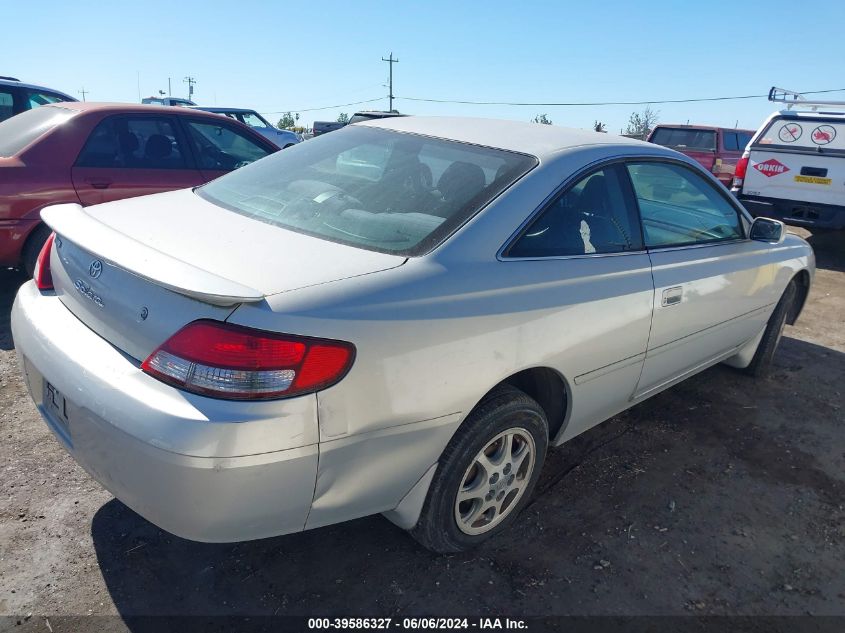 2000 Toyota Camry Solara Se VIN: 2T1CG28P3YC273960 Lot: 39586327