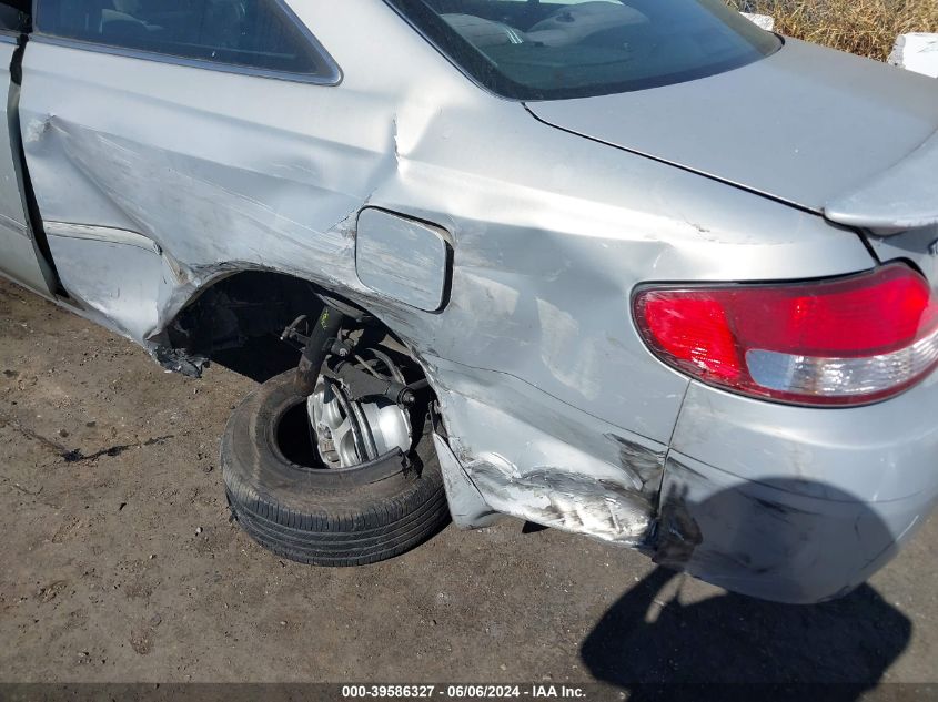 2000 Toyota Camry Solara Se VIN: 2T1CG28P3YC273960 Lot: 39586327