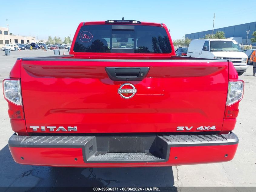 2023 Nissan Titan Sv 4X4 VIN: 1N6AA1EC9PN110226 Lot: 39586371