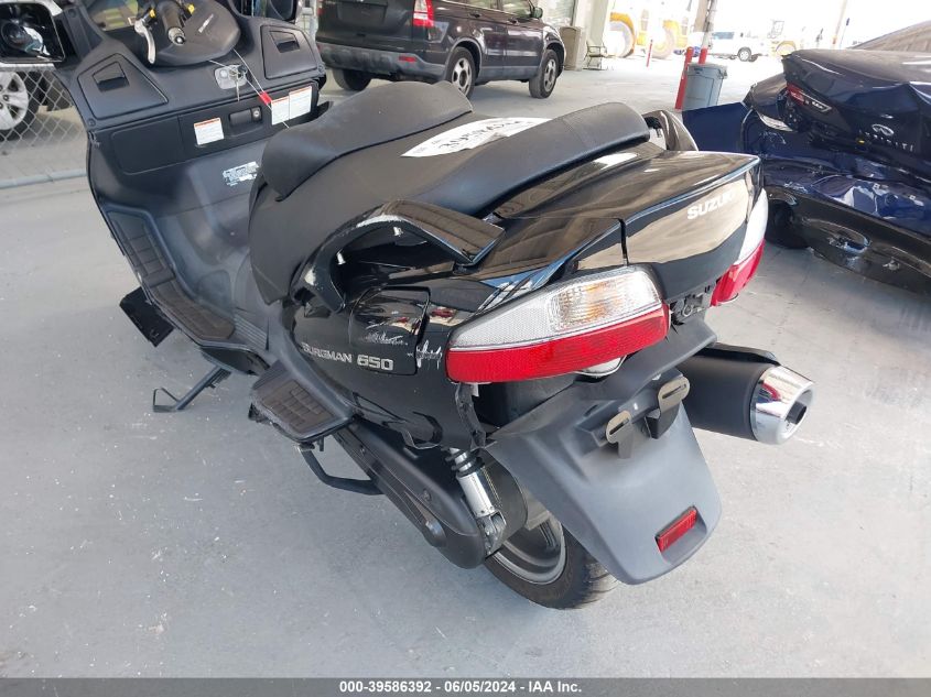 2009 Suzuki An650 VIN: JS1CP51A992101465 Lot: 39586392