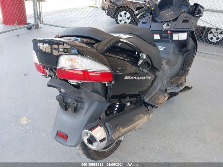 2009 Suzuki An650 VIN: JS1CP51A992101465 Lot: 39586392