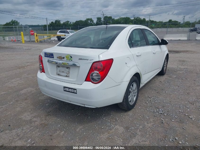 2013 Chevrolet Sonic Lt Auto VIN: 1G1JC5SH9D4258049 Lot: 39586402