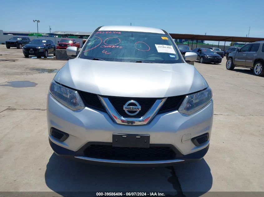 2016 Nissan Rogue S VIN: JN8AT2MTXGW012485 Lot: 39586406