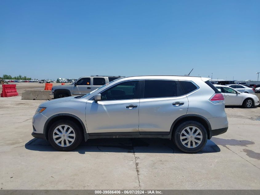 2016 Nissan Rogue S VIN: JN8AT2MTXGW012485 Lot: 39586406