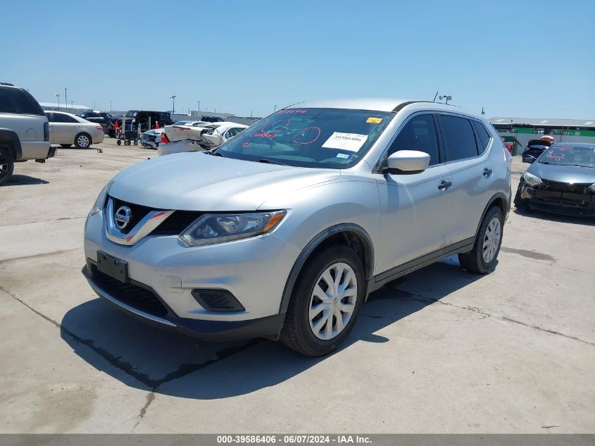 2016 Nissan Rogue S VIN: JN8AT2MTXGW012485 Lot: 39586406