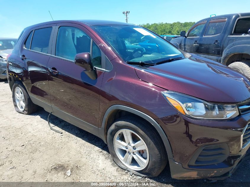 2020 Chevrolet Trax Fwd Ls VIN: KL7CJKSB8LB348719 Lot: 39586408