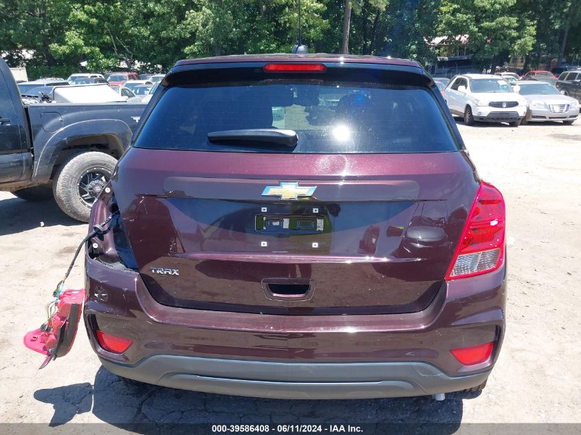 2020 Chevrolet Trax Fwd Ls VIN: KL7CJKSB8LB348719 Lot: 39586408