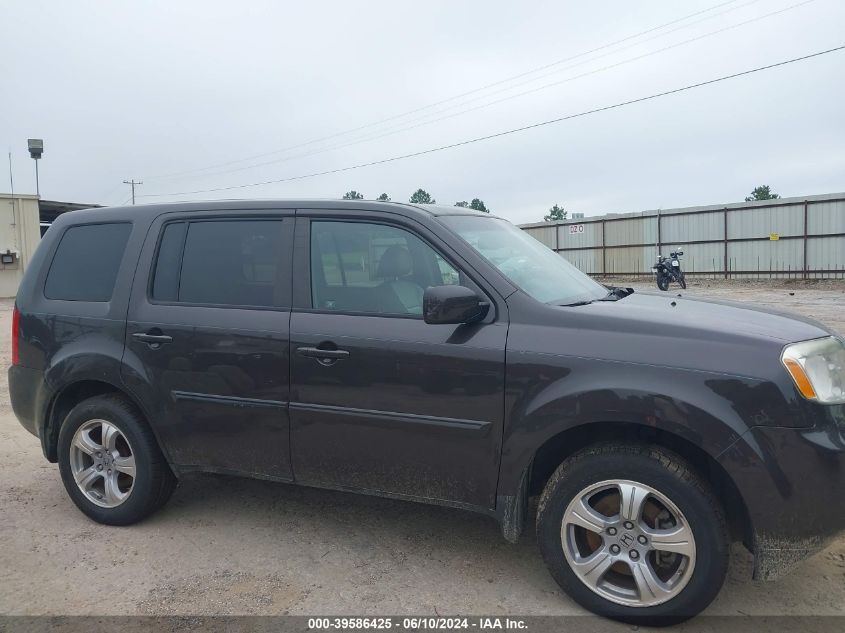 2012 Honda Pilot Ex-L VIN: 5FNYF3H67CB038939 Lot: 39586425