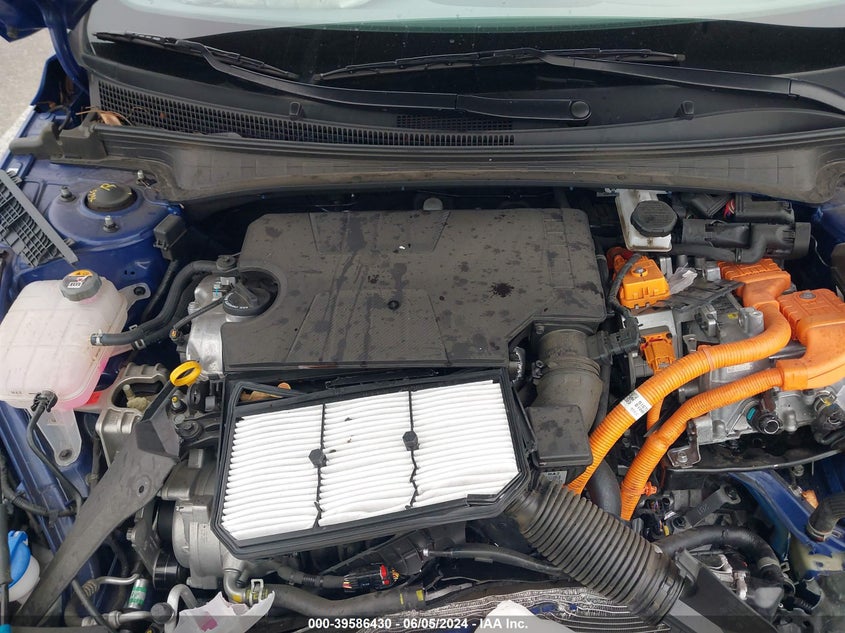 KMHLM4AJ3PU059901 2023 Hyundai Elantra Hybrid Blue