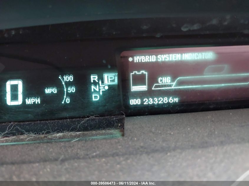 2010 Toyota Prius Iii VIN: JTDKN3DU5A0060608 Lot: 39586473