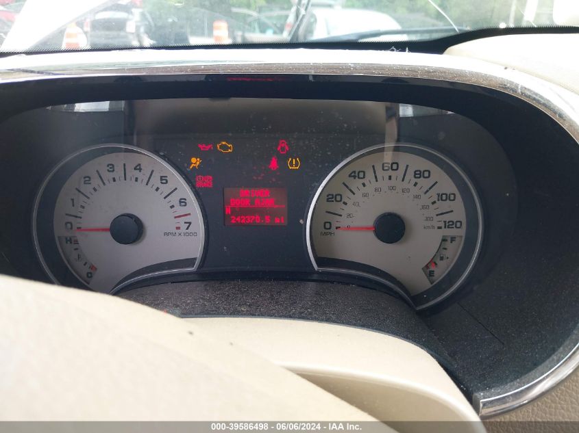 2010 Ford Explorer Eddie Bauer VIN: 1FMEU7EE8AUA72626 Lot: 39586498